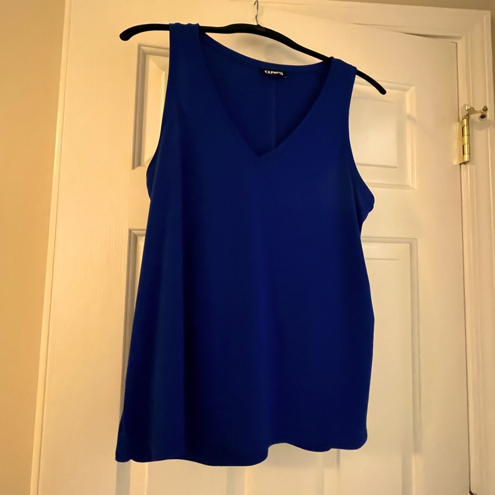 Express Royal Blue Blouse Tank
